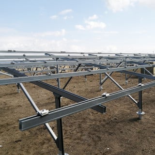 Hot-Dip Galvanized Steel Ground Solar Mounting System*